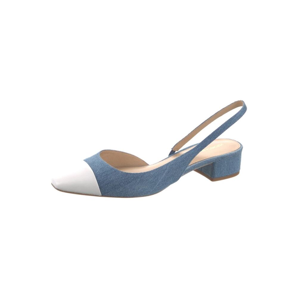 Veronica Beard Colorblock Pattern Slingback Pumps… - image 2